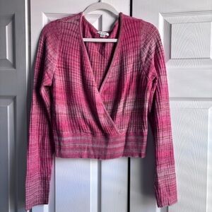 American Eagle Outfitters Pink Knit Top